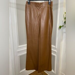 Marc New York Tan Faux Leather Pants